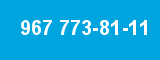 967 773-81-11
